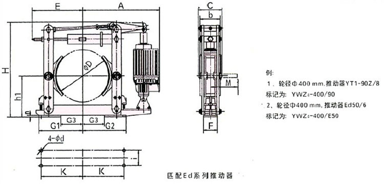 YWZ4B型电力液压制动器