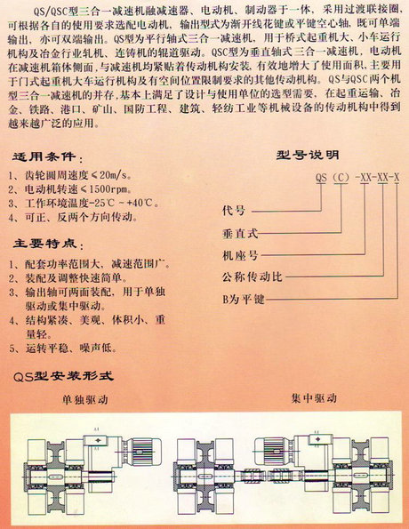 QS三合一减速机(泰星)